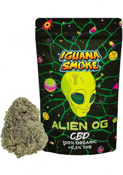 Flor Alien OG da Iguana CBD